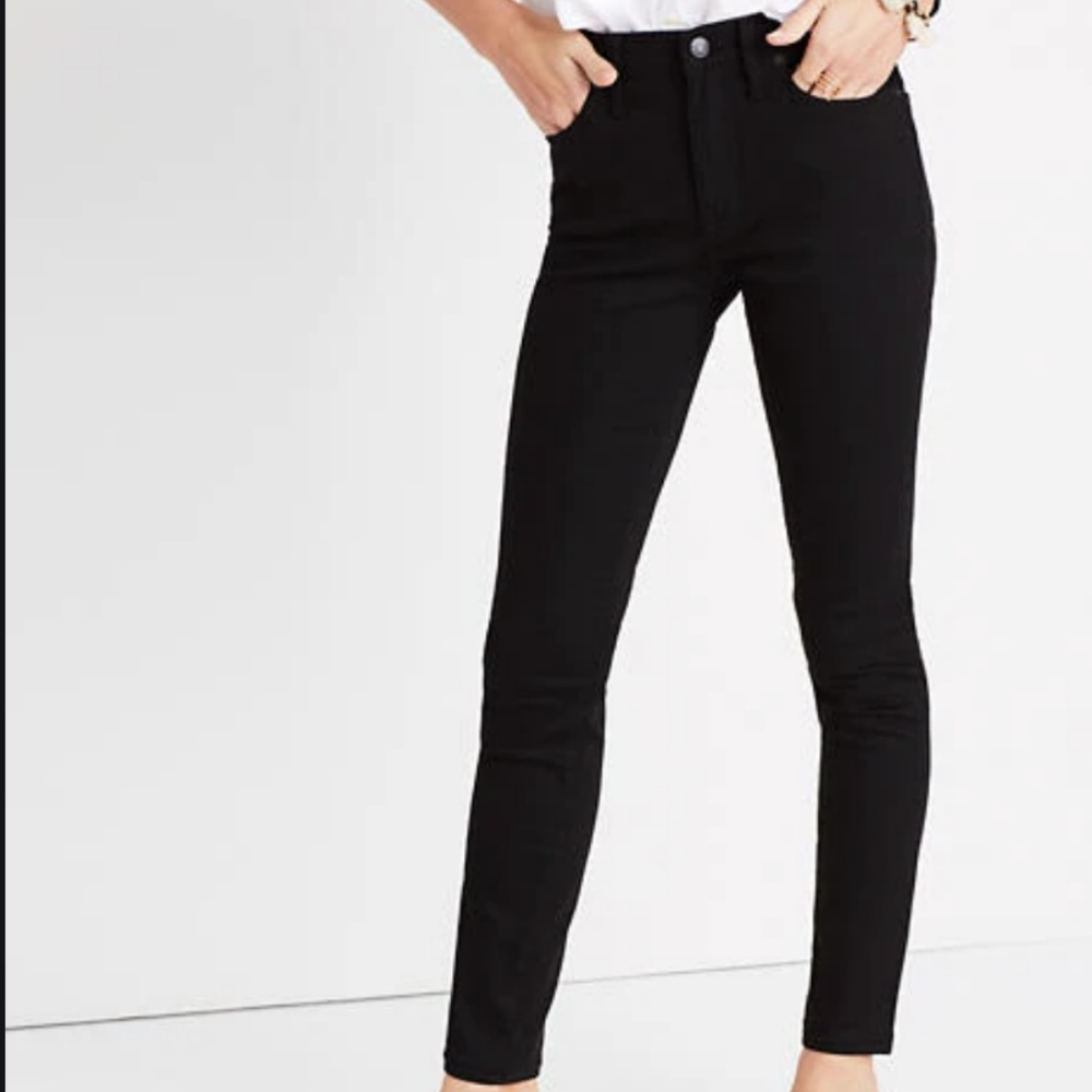 Madewell Black Skinny Skinny Jeans